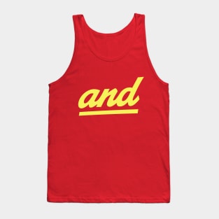 Underlined And Conjunction Tank Top